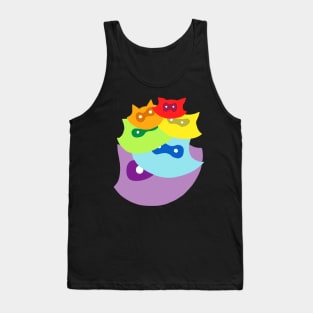 Rainbow Raccoon Stack Tank Top